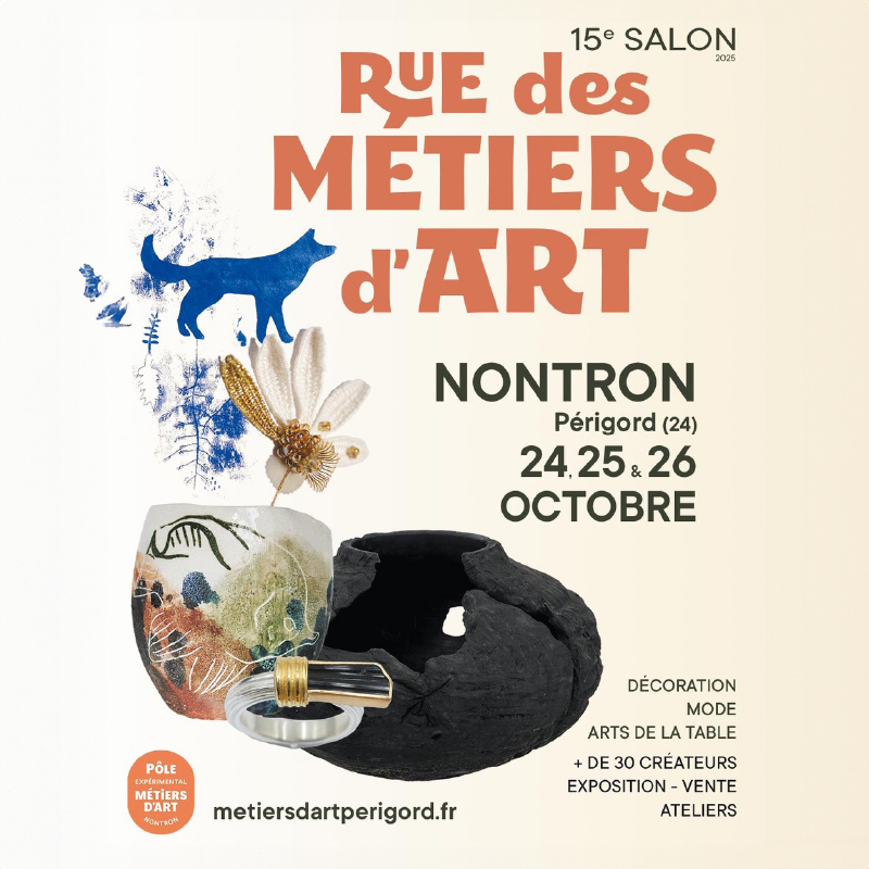 JC Robin au salon Rue des métiers d'Art à Nontron (24)