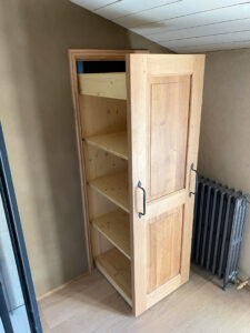 meuble coulissant en chêne