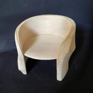 prototype de fauteuil en bois de tilleul