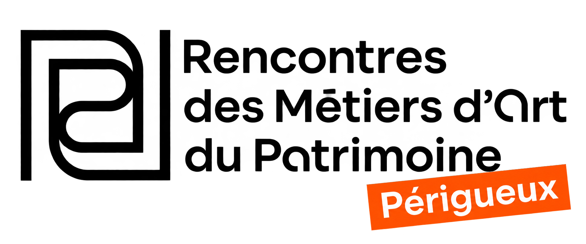 Le logo des Rencontres des Métiers d'Art et du Patrimoine à Périgueux